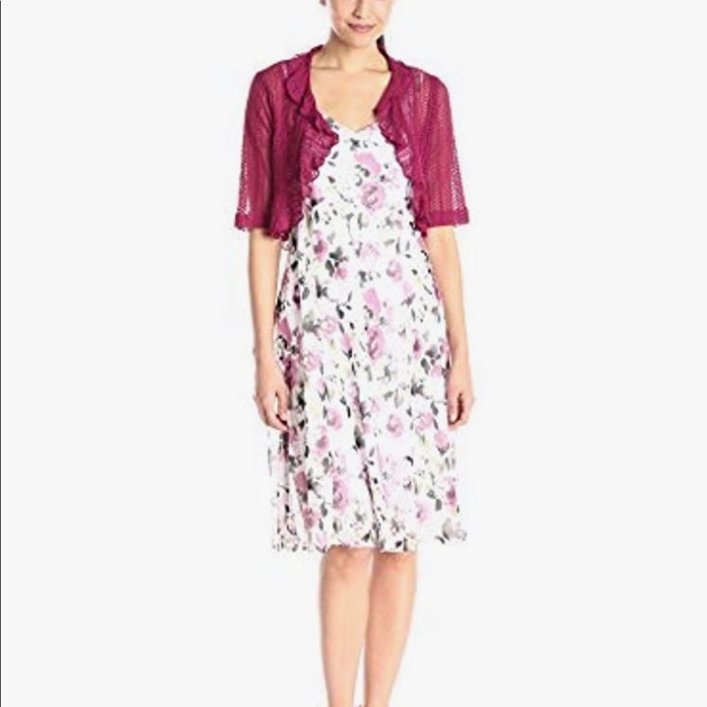Sweetheart floral dress